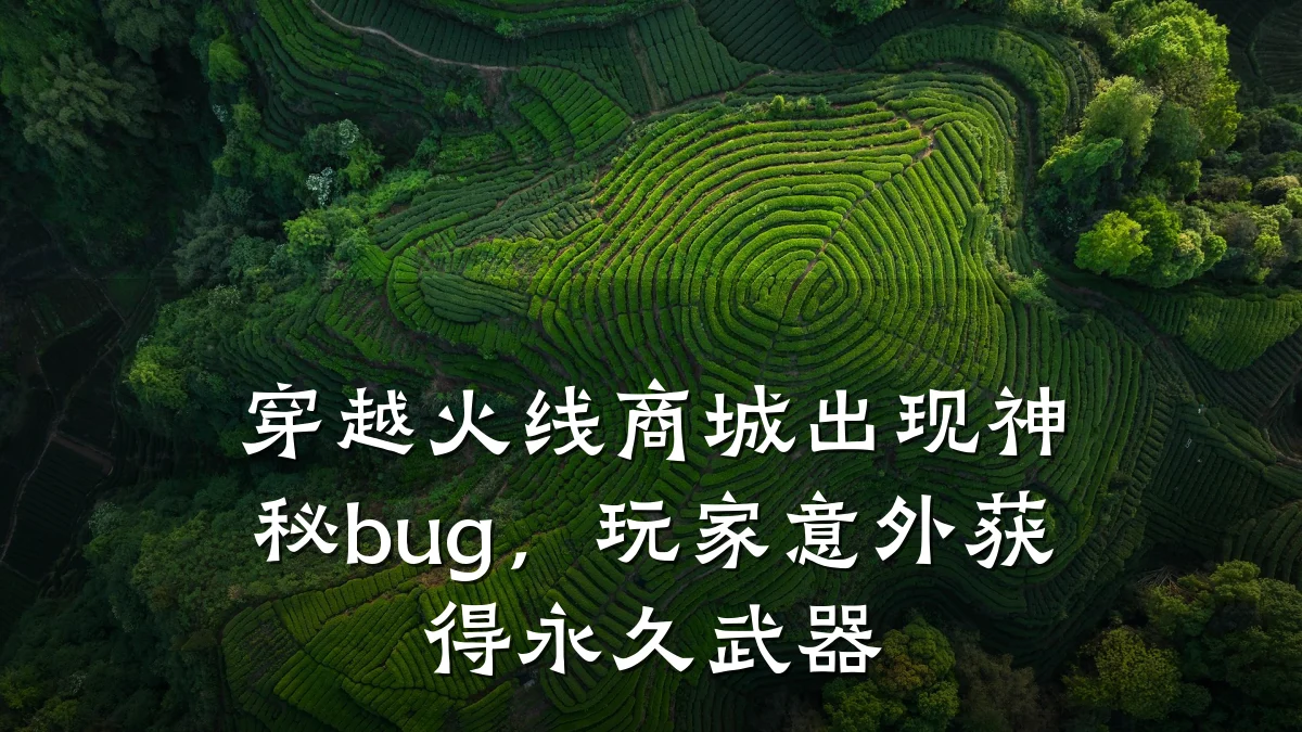 穿越火线商城出现神秘bug,玩家意外获得永久武器