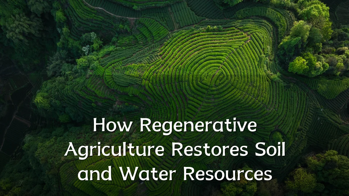 How Regenerative Agriculture Restores Soil and Water Resources