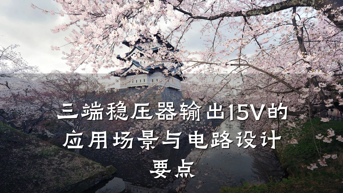 三端稳压器输出15V的应用场景与电路设计要点