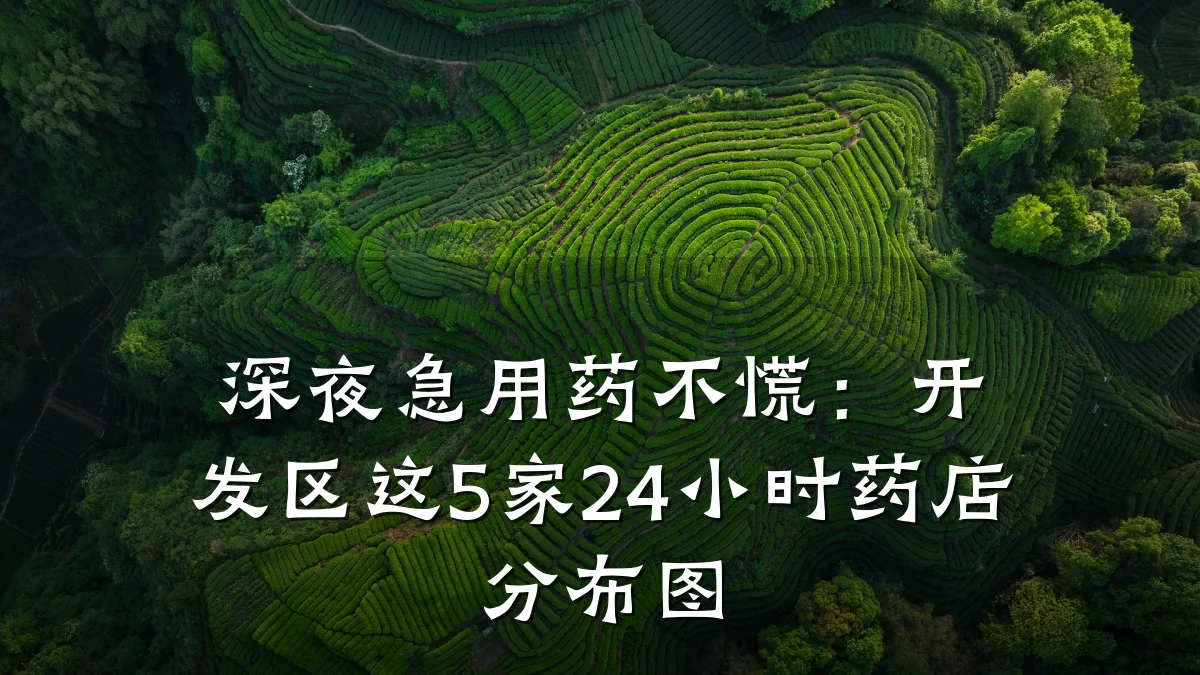 深夜急用药不慌:开发区这5家24小时药店分布图