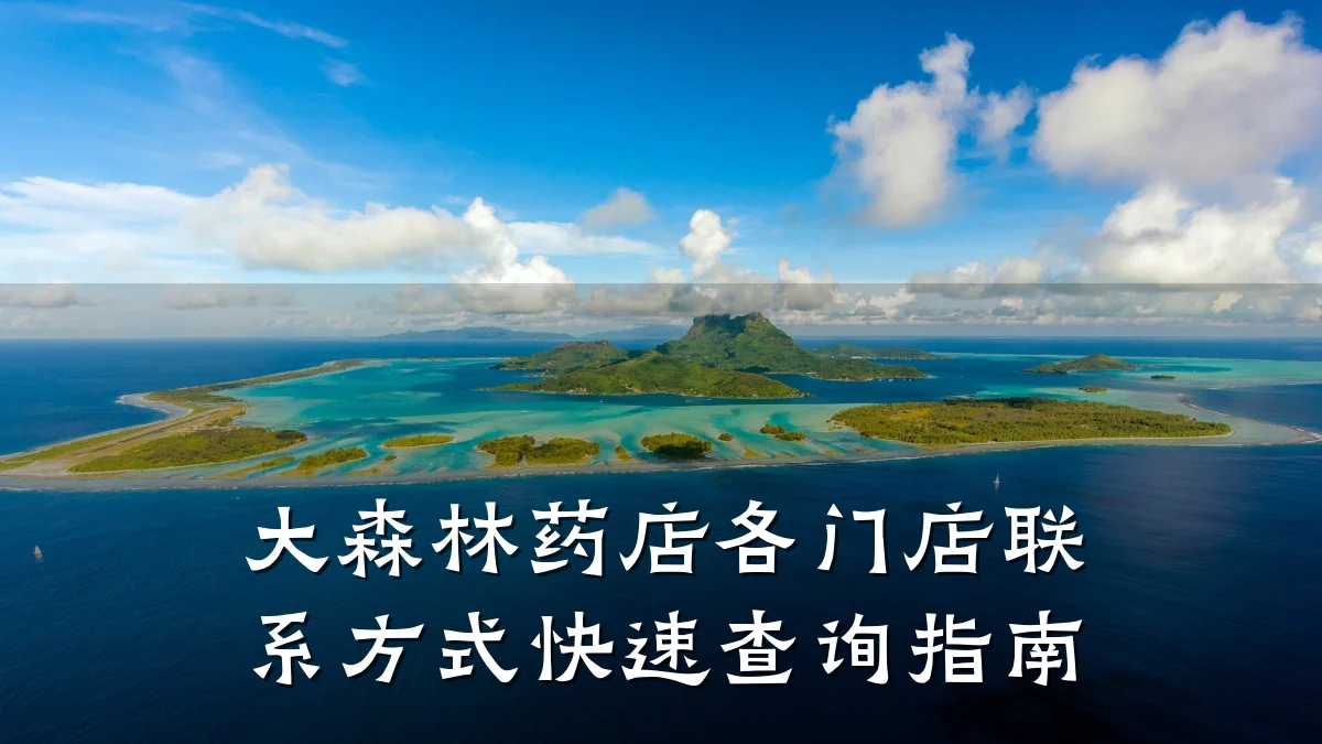 大森林药店各门店联系方式快速查询指南