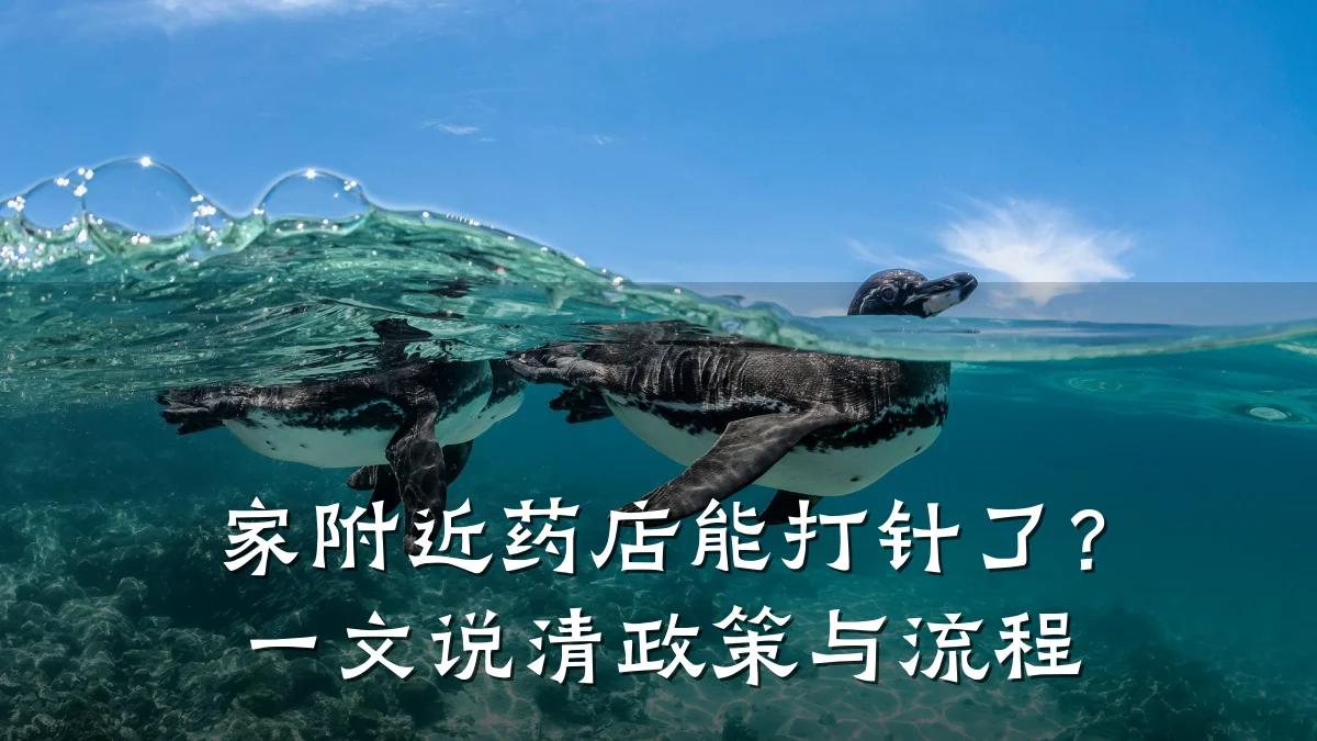 家附近药店能打针了？一文说清政策与流程