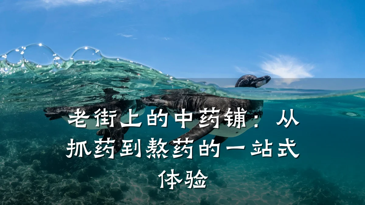 老街上的中药铺:从抓药到熬药的一站式体验
