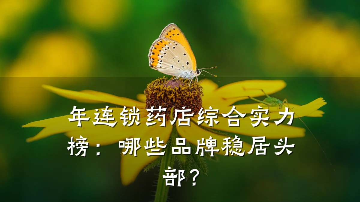 年连锁药店综合实力榜:哪些品牌稳居头部?