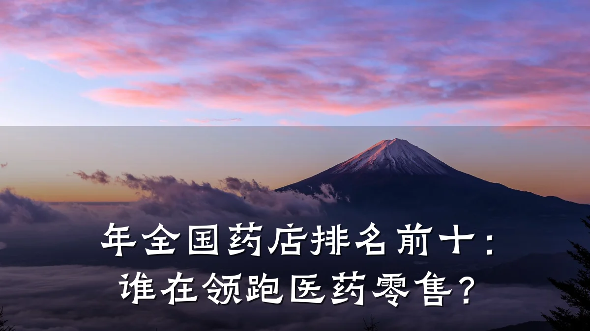 年全国药店排名前十：谁在领跑医药零售？
