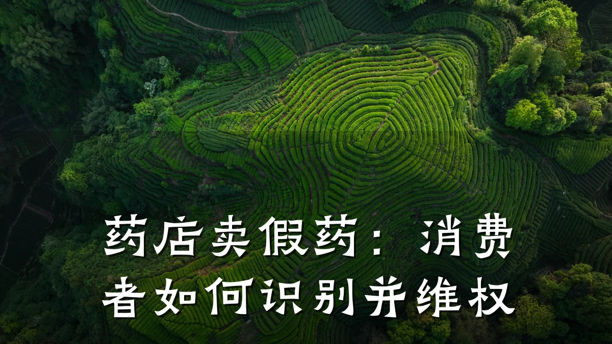 药店卖假药:消费者如何识别并维权