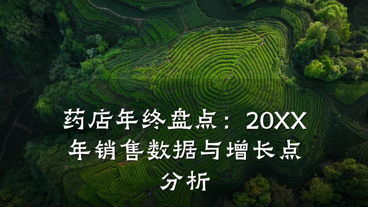 药店年终盘点:20XX年销售数据与增长点分析