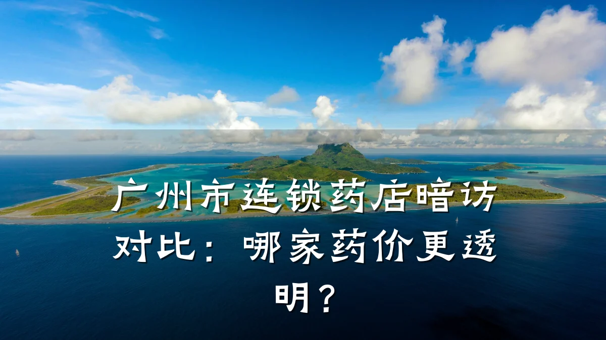 广州市连锁药店暗访对比:哪家药价更透明?