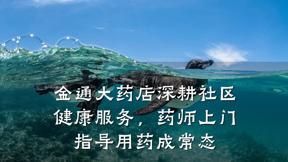 金通大药店深耕社区健康服务,药师上门指导用药成常态