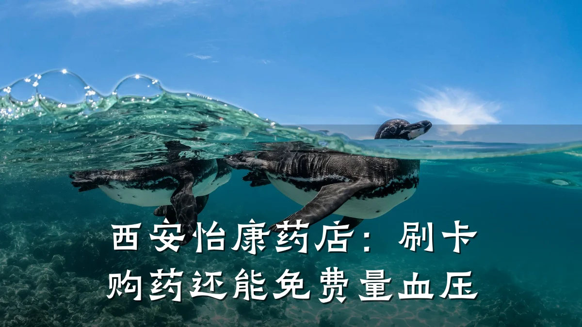 西安怡康药店:刷卡购药还能免费量血压