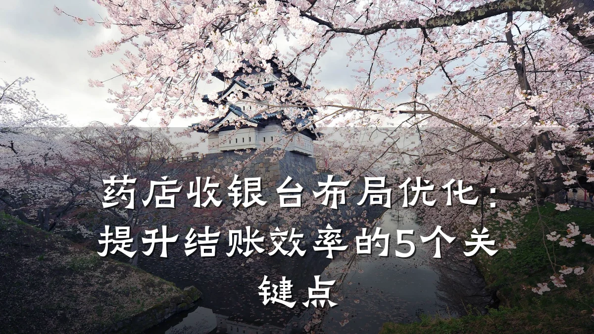 药店收银台布局优化:提升结账效率的5个关键点