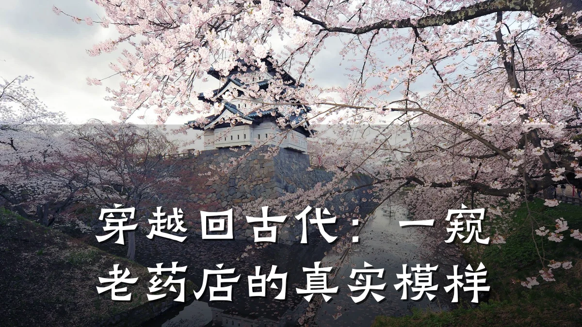 穿越回古代:一窥老药店的真实模样