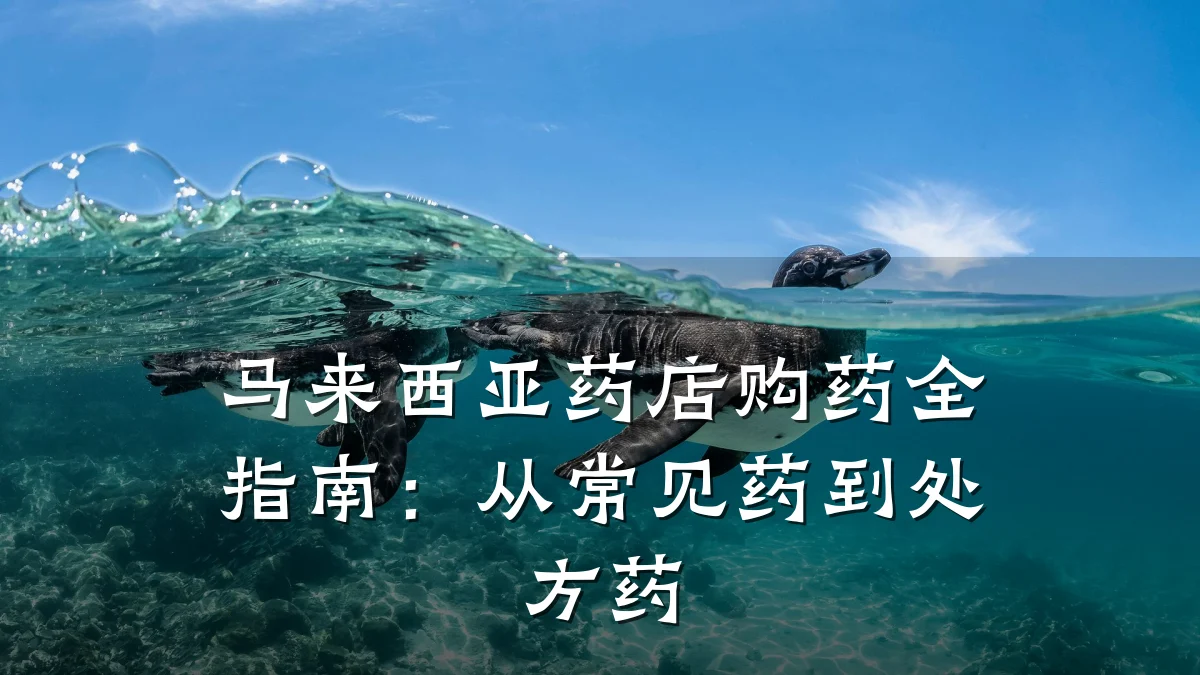 马来西亚药店购药全指南：从常见药到处方药