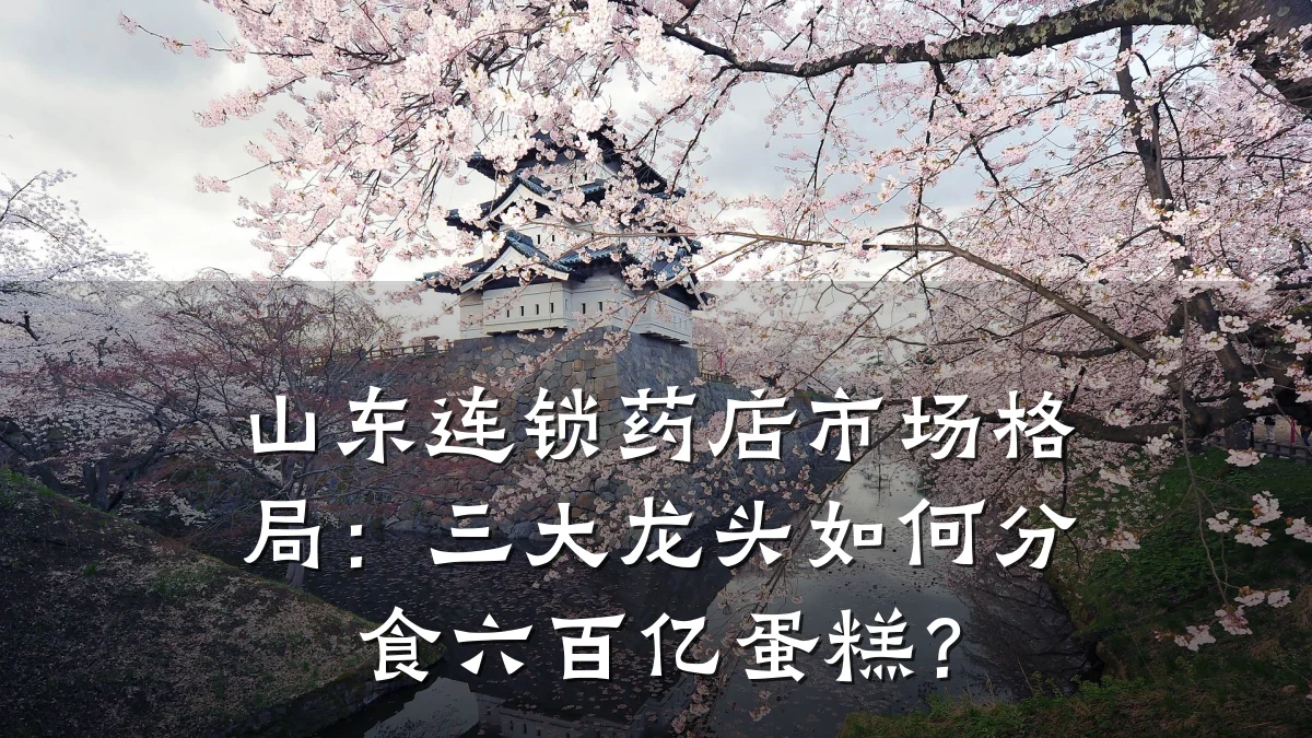 山东连锁药店市场格局:三大龙头如何分食六百亿蛋糕?