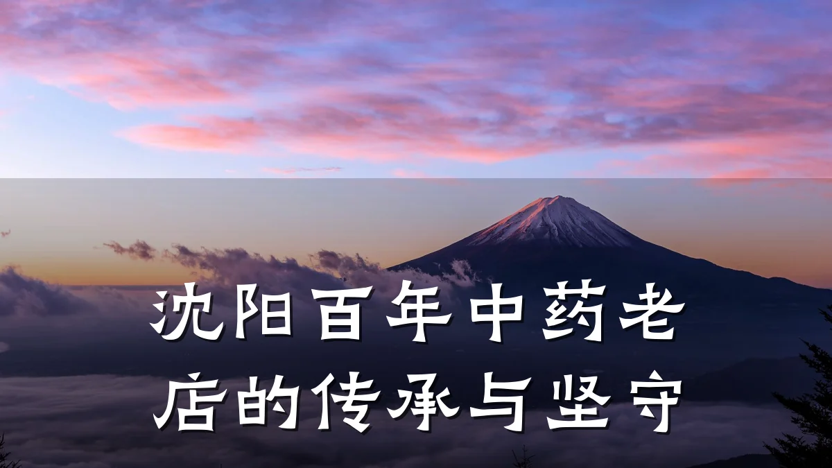 沈阳百年中药老店的传承与坚守