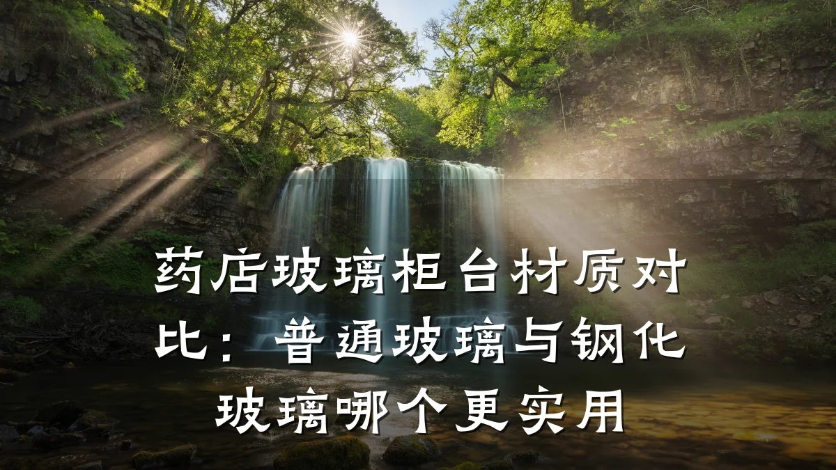 药店玻璃柜台材质对比:普通玻璃与钢化玻璃哪个更实用