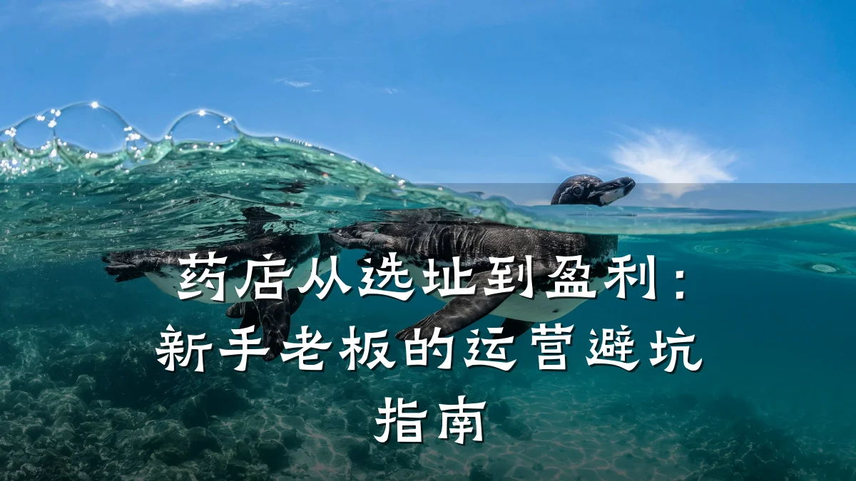 药店从选址到盈利：新手老板的运营避坑指南