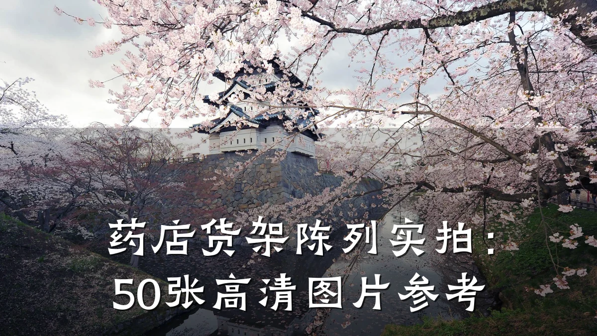 药店货架陈列实拍：50张高清图片参考