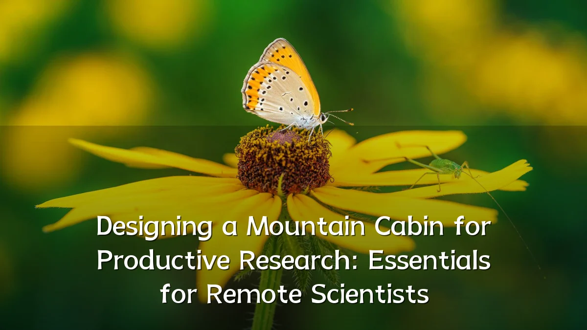 Designing a Mountain Cabin for Productive Research: Essentials for Remote Scientists
