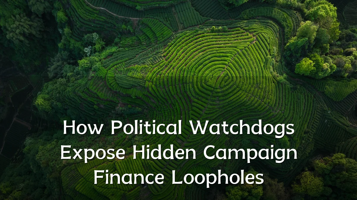 How Political Watchdogs Expose Hidden Campaign Finance Loopholes