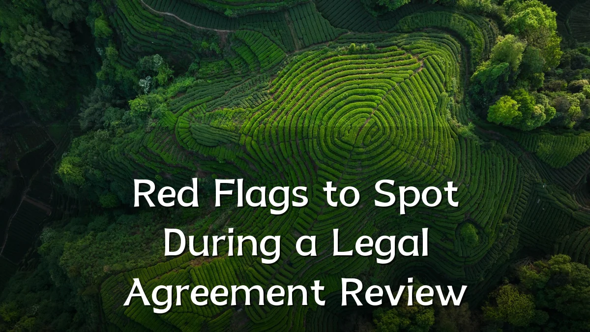 Red Flags to Spot During a Legal Agreement Review