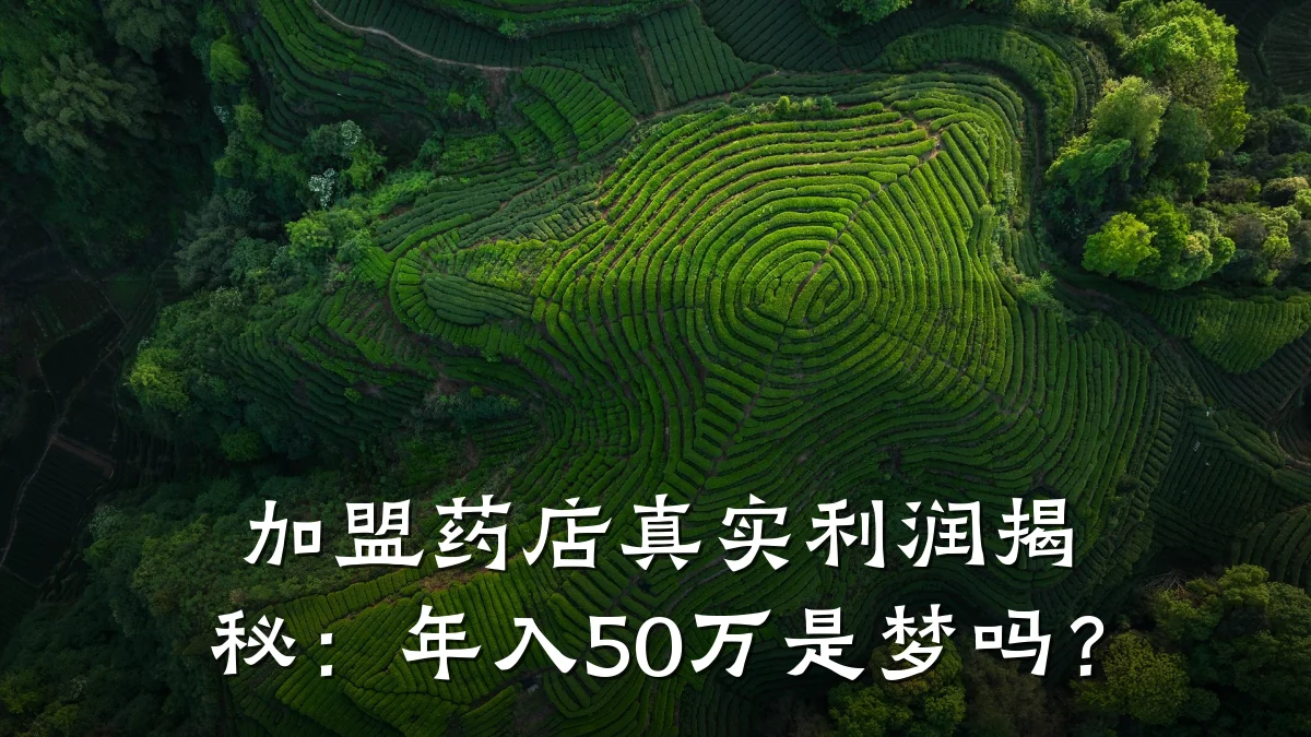 加盟药店真实利润揭秘:年入50万是梦吗?