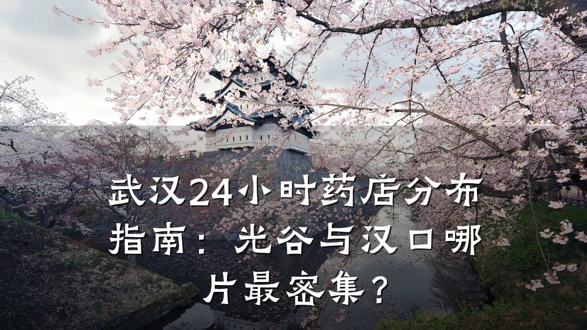 武汉24小时药店分布指南:光谷与汉口哪片最密集?