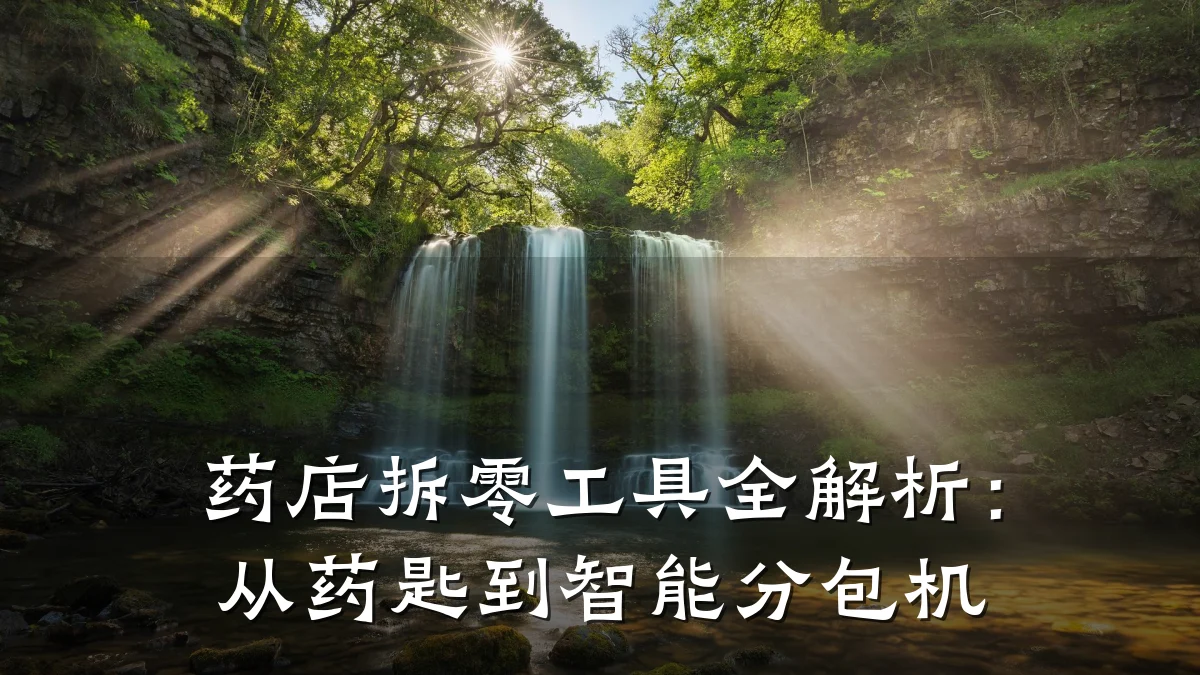 药店拆零工具全解析:从药匙到智能分包机