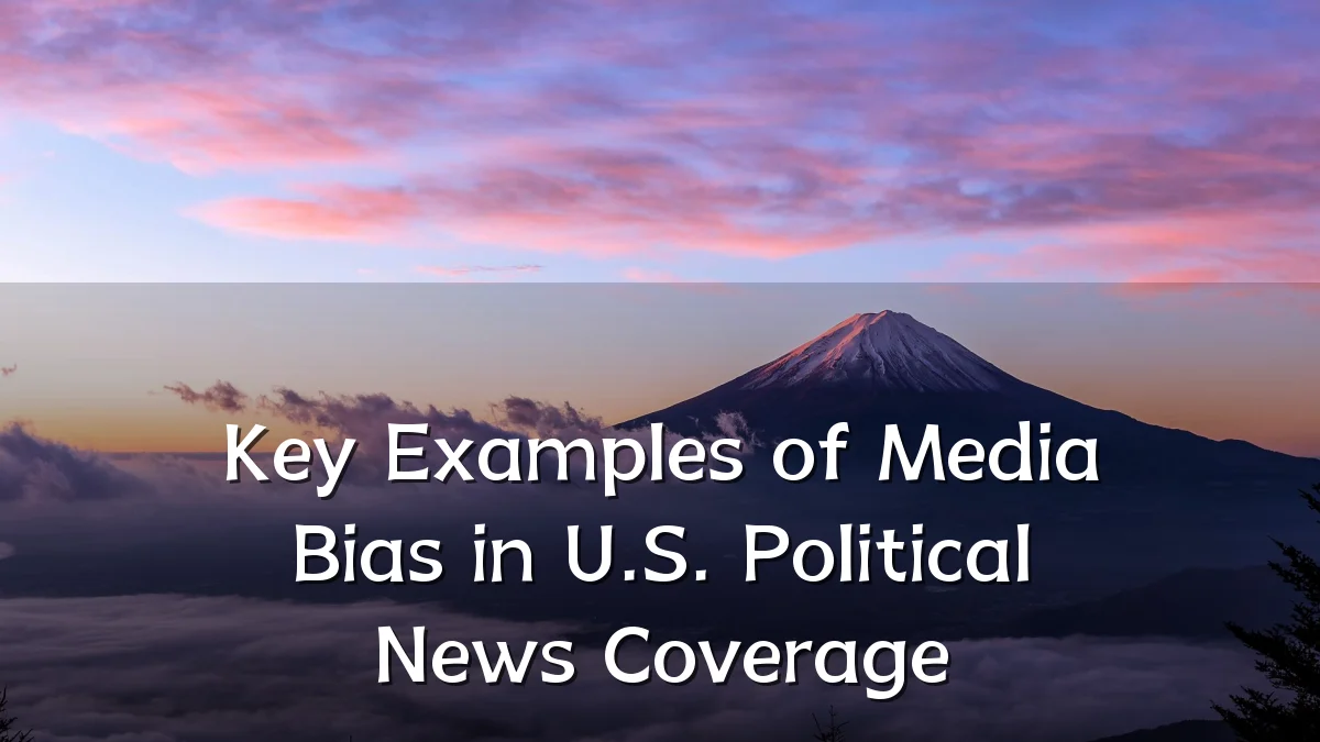 Key Examples of Media Bias in U.S. Political News Coverage