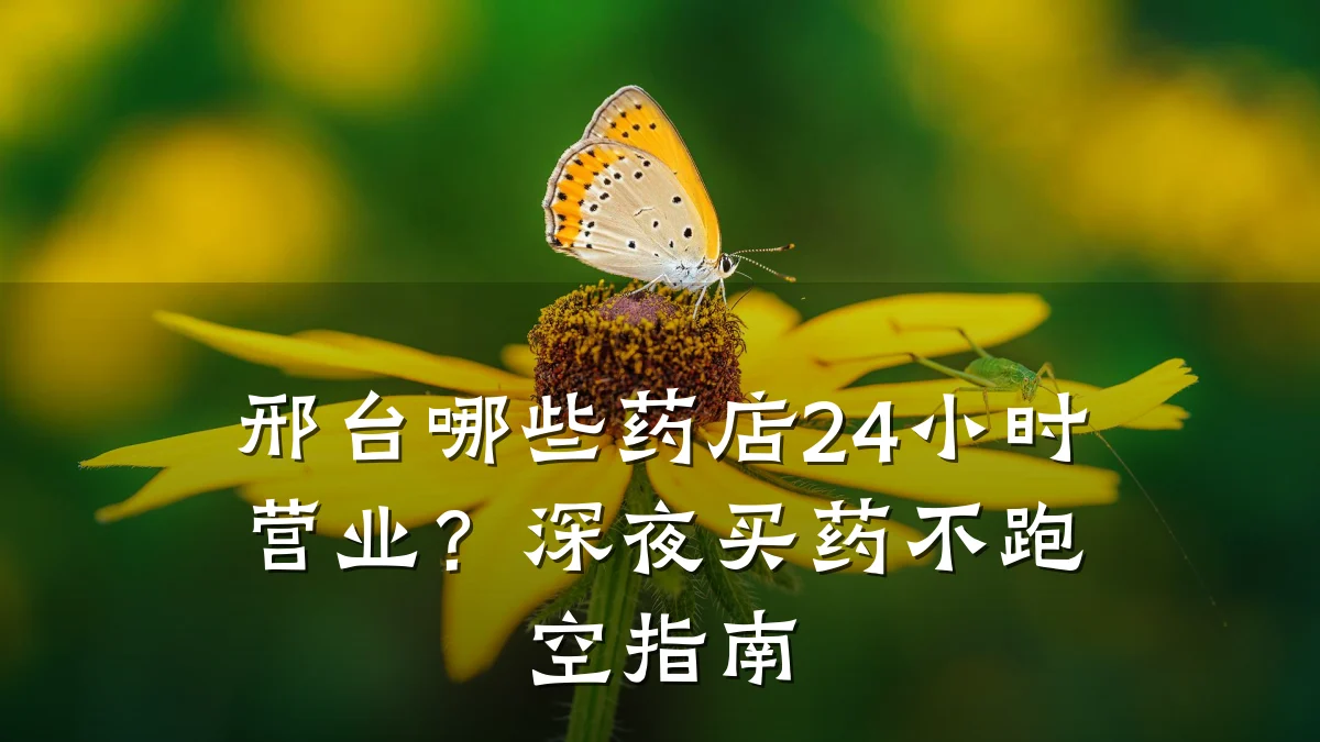 邢台哪些药店24小时营业?深夜买药不跑空指南