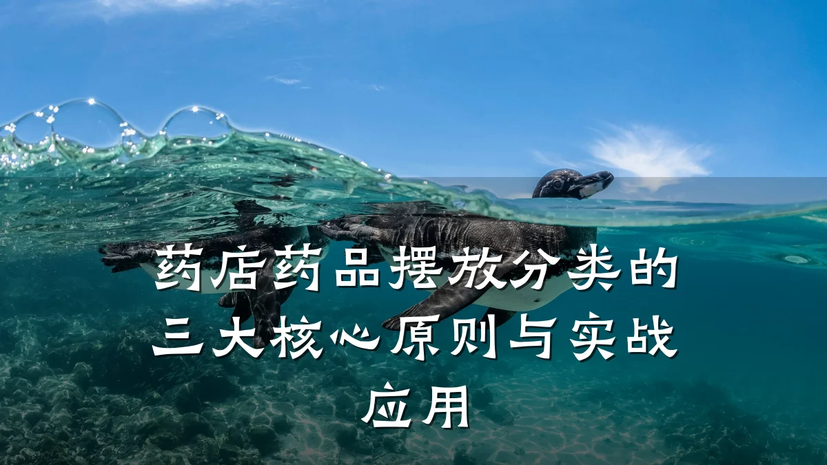 药店药品摆放分类的三大核心原则与实战应用