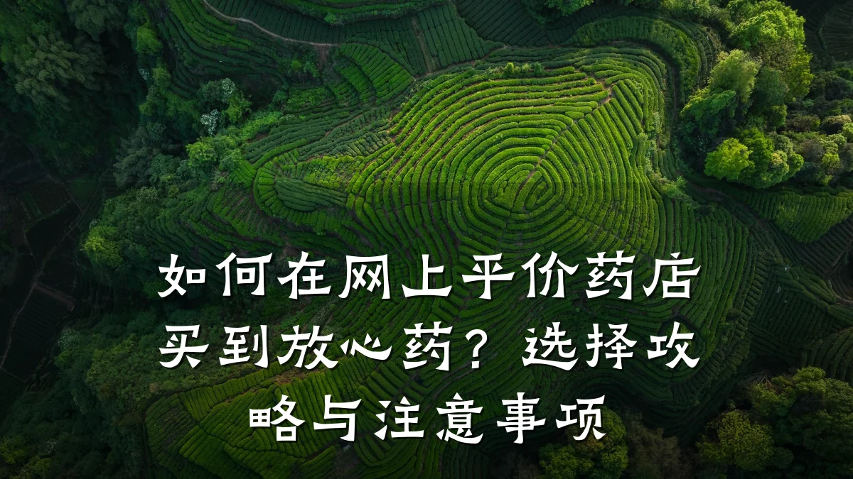 如何在网上平价药店买到放心药?选择攻略与注意事项