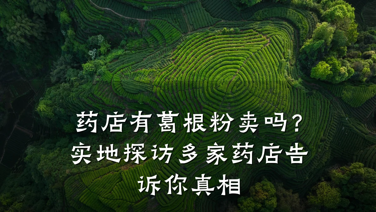 药店有葛根粉卖吗？实地探访多家药店告诉你真相