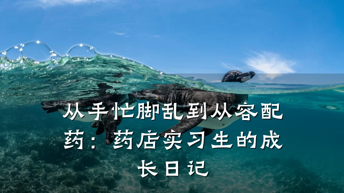 从手忙脚乱到从容配药:药店实习生的成长日记