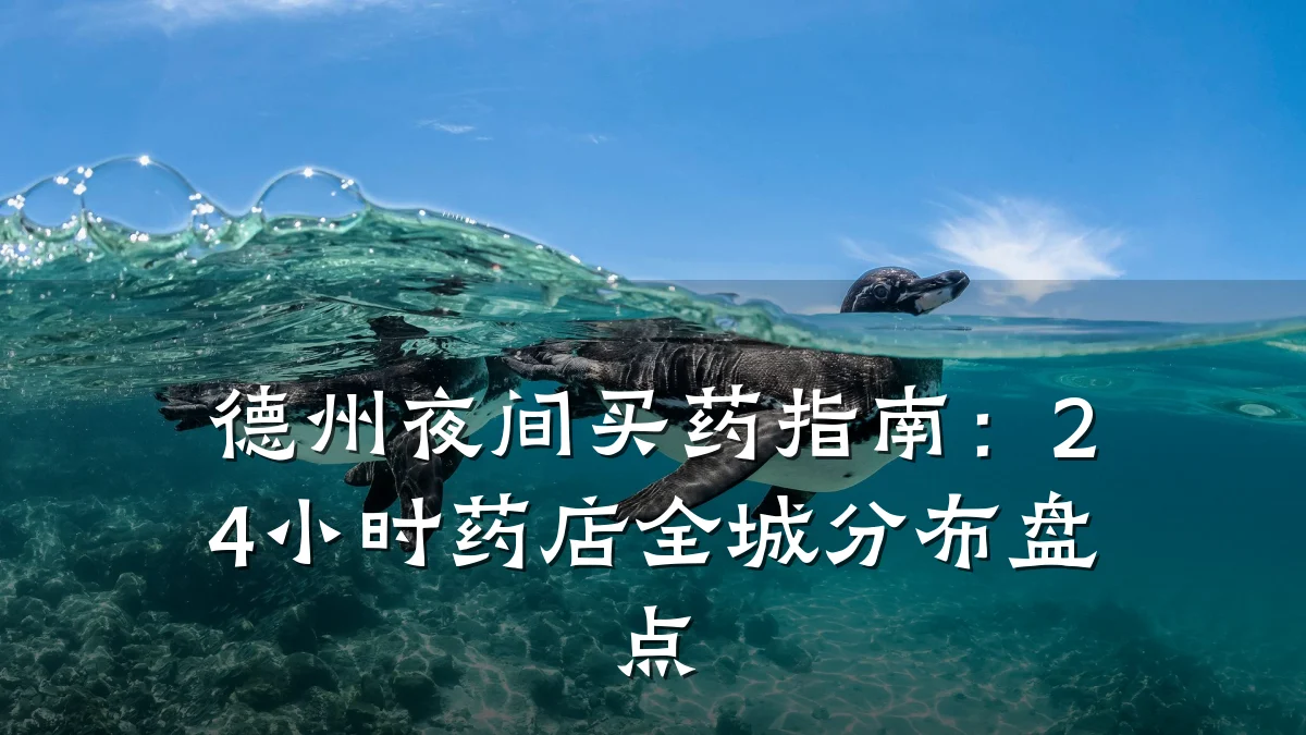 德州夜间买药指南:24小时药店全城分布盘点