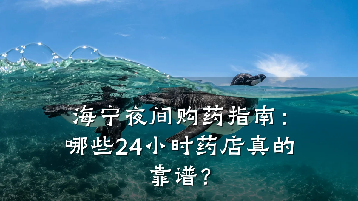海宁夜间购药指南:哪些24小时药店真的靠谱?