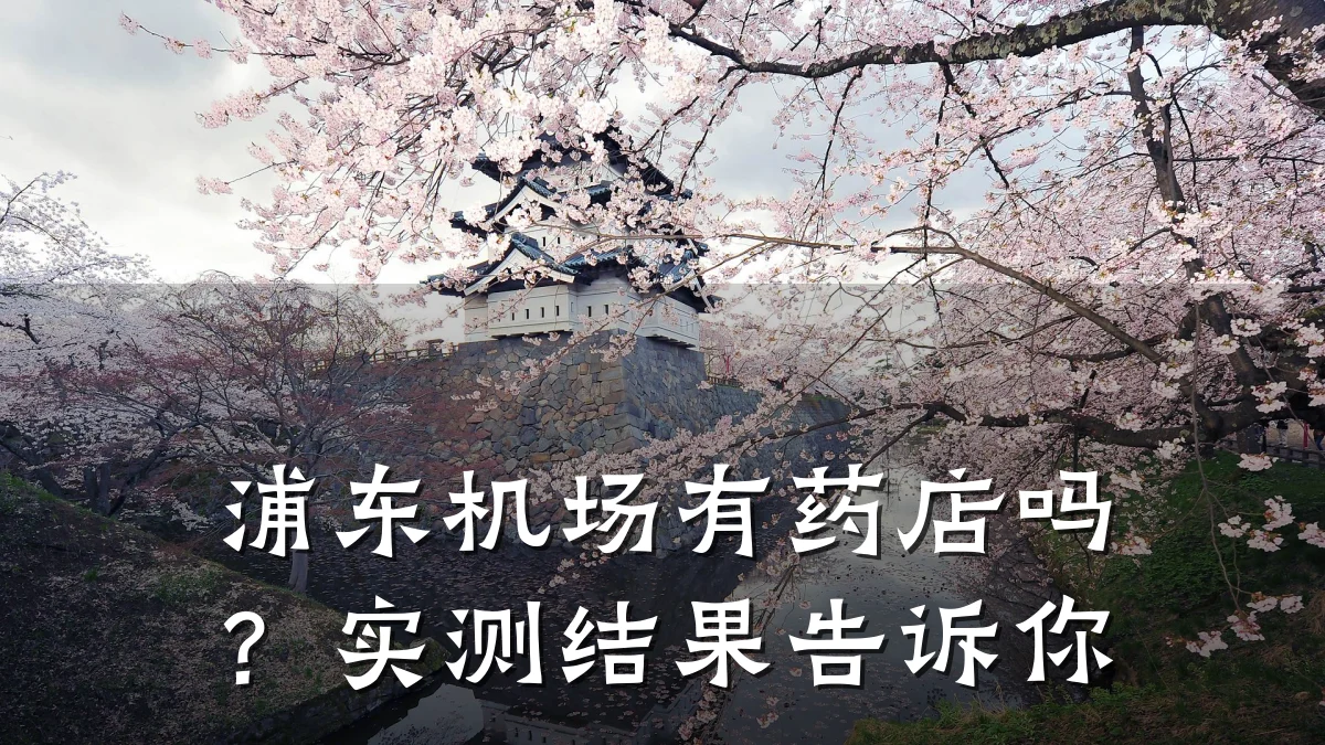 浦东机场有药店吗？实测结果告诉你