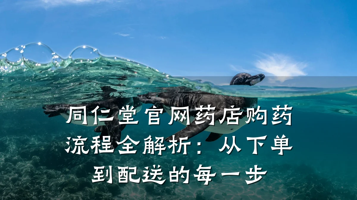 同仁堂官网药店购药流程全解析:从下单到配送的每一步