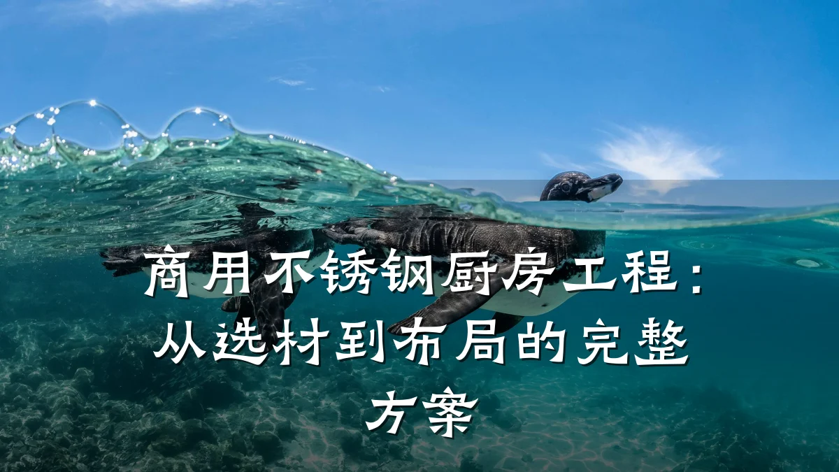 商用不锈钢厨房工程：从选材到布局的完整方案