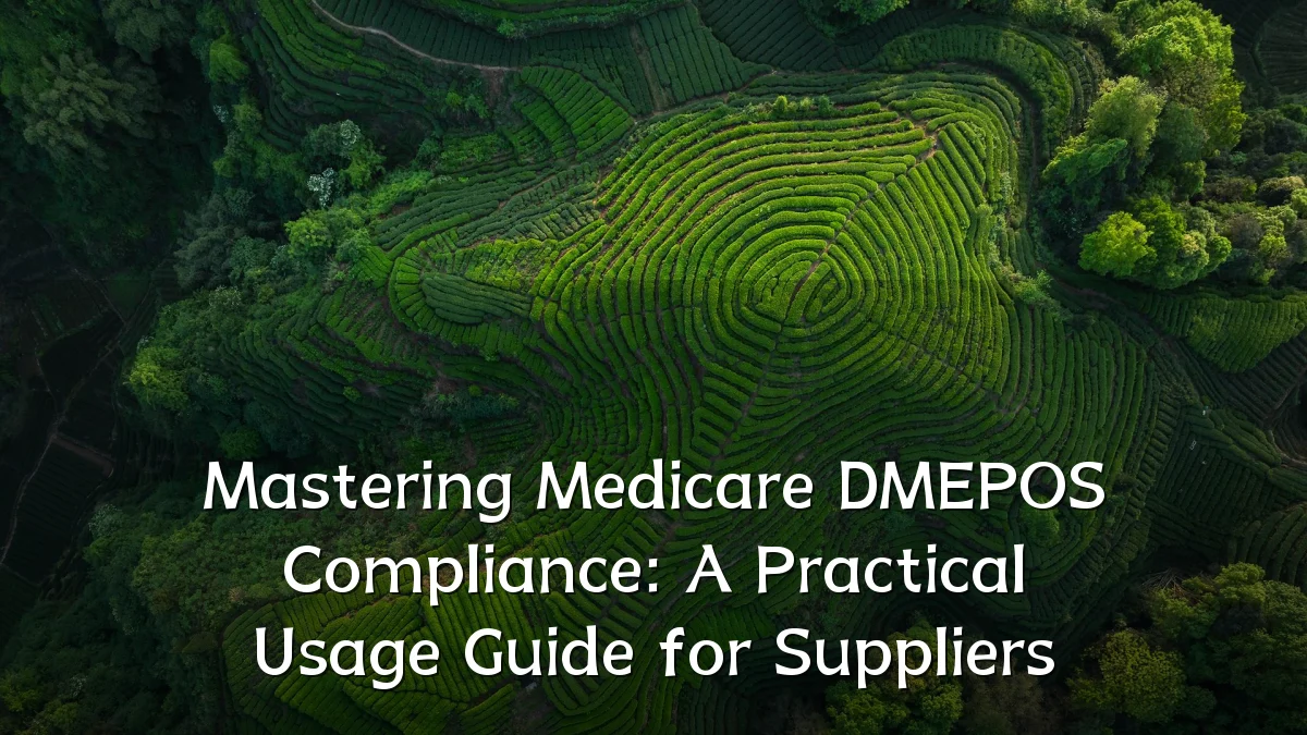 Mastering Medicare DMEPOS Compliance: A Practical Usage Guide for Suppliers